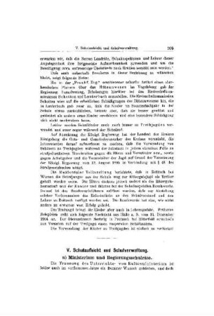 Schulaufsicht und Schulverwaltung