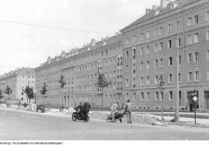 Dresden, Südviertel, Wiederaufbau, Oktober 1954