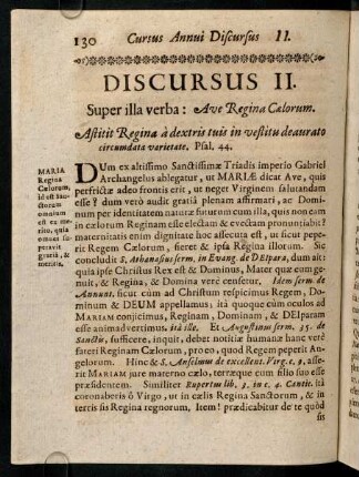 130-139, Discursus II