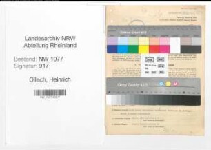 Entnazifizierung Heinrich Ollech , geb. 10.07.1907 (Polizist)