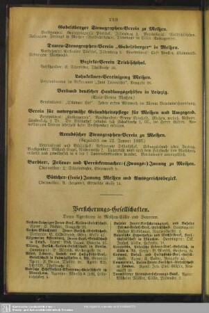 Versicherungs-Gesellschaften