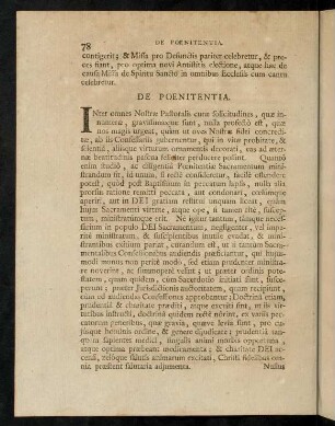 78-94, De Poenitentia; De Extrema Unctione