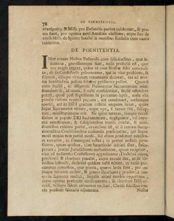 78-94, De Poenitentia; De Extrema Unctione