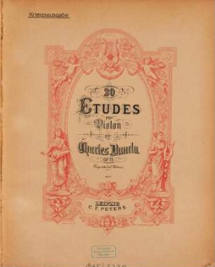 20 etudes pour violon : op. 73