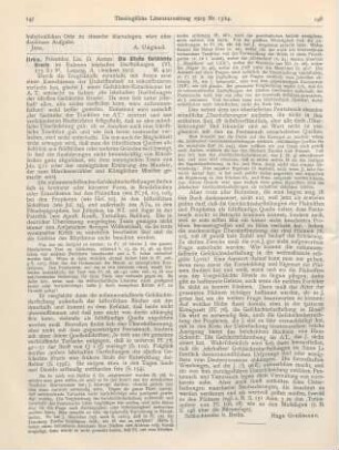 147-148 [Rezension] Jirku, Anton, Die älteste Geschichte Israels im Rahmen lehrhafter Darstellungen