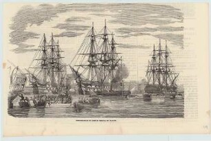 Embarkation of french troops, an Toulon