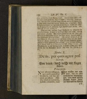 Titulus X. De iis, per quos agere possumus.