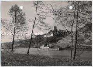 Heinsheim, Burg Ehrenberg und Neckar
