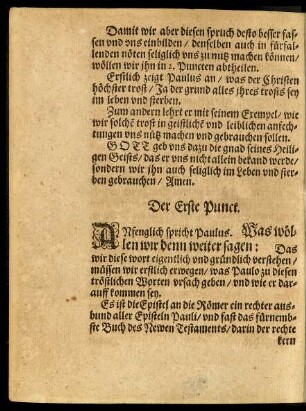 Der Erste Punct.