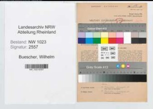 Entnazifizierung Wilhelm Buescher , geb. 23.04.1908 (Regierungsobersekretaer)