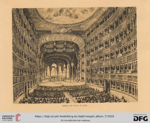 Interno del Teatro S. Carlo