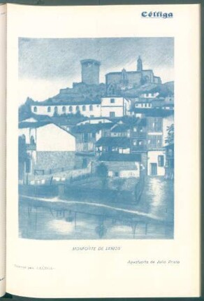 Monforte de Lemos : Aguafuerte de Julio Prieto