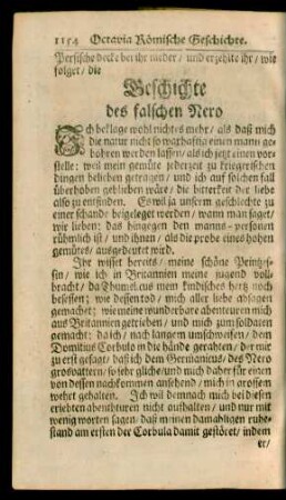 Geschichte des falschen Nero