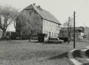 Freiberg, Talweg 38. Bauernhof. Wohnstallhaus. Eckansicht