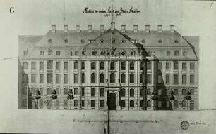 Dresden, Landhaus, Ansicht gegen den Hof
