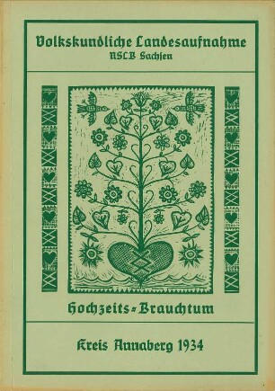 Kreis Annaberg / Hochzeit Zusammenfassung 1934 [Zusammenfassung der Umfrage in Orten im Kreis Annaberg]