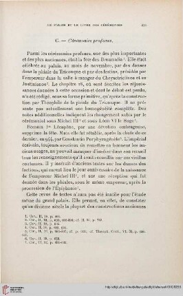 Cérémonies profanes