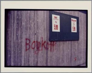 Graffiti und Werbetafel, Buxtehude