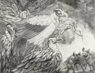 Tierbild IV (widerliche Geier, Geier II)
