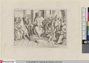[Paulus sitzt als Schüler zu Füßen des Rabbiners Gamaliel I.; The Youth of St. Paul, educated at the feet of Gamaliel]