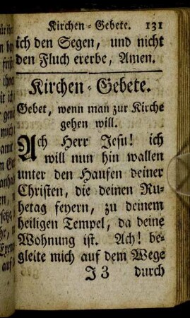 Kirchen-Gebete.
