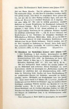 154-156 [Rezension] Die Einnahmen der Apostolischen Kammer unter Johann XXII.