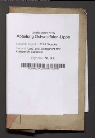 Erblasser: Niermann, Marie Sophie, geb. Dreckmeier: