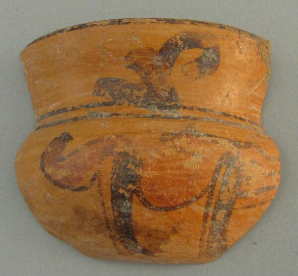 Fragment of a clay vessel