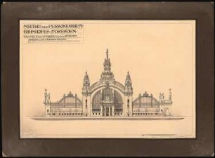 Hauptbahnhof, Dresden: Aufriss zur Prager Straße