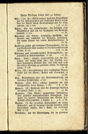 Beim Verleger dieses sind zu haben.