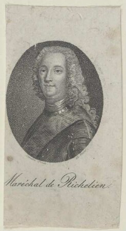 Bildnis des Maréchal de Richelieu