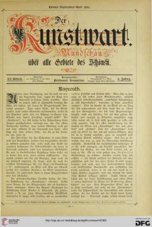 Heft 23 (1. Septemberheft 1891)