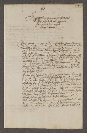 [Kapitel des Stifts St. Thomas zu Strassburg: Memoriale an Praetorem Regium, Cancellarium und Scholarchen]