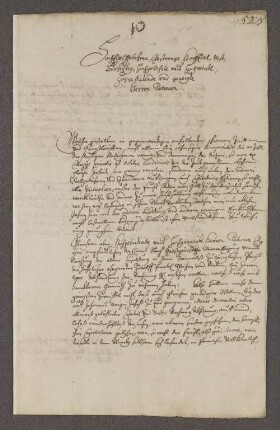[Kapitel des Stifts St. Thomas zu Strassburg: Memoriale an Praetorem Regium, Cancellarium und Scholarchen]