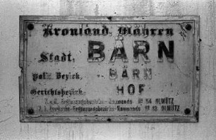 In Melecek, Moravska Beroun (= Bärn) : In (Melecek) Moravska Beroun (= Bärn), siehe 2071_17