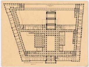 Rathaus, Berlin-Schöneberg: Grundriss 1. OG 1:200