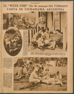 El "Week-End" (fin de semana) ha tomado carta de ciudadanía argentina [Fotografías]