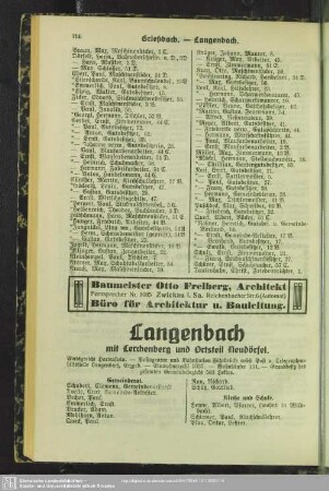 Langenbach mit Lerchenberg und Ortsteil Neudörfel