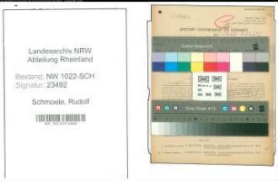 Entnazifizierung Rudolf Schmoele , geb. 03.09.1896 (Metzger)