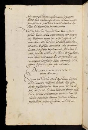 De legitimis debitis et eorum solutione.
