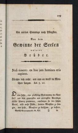 129-157, Am vierten Sonntage nach Pfingsten.