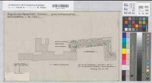 Arnsberg, Bezirksregierung, Hauptgebäude Seibertzstr. 1, Grundrissskizze 5. Stock