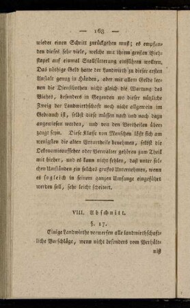 VIII. Abschnitt