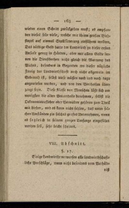 VIII. Abschnitt