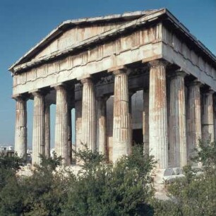 Athen. Tempel des Hephaistos (auch: Theseion). Ansicht von Westen. P5