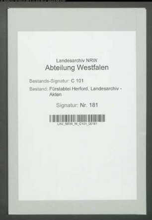 Äbtissin ./. Stadt Herford