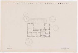 Haus Schwanenwerder, Berlin-Nikolassee: Grundriss Erdgeschoss 1:100