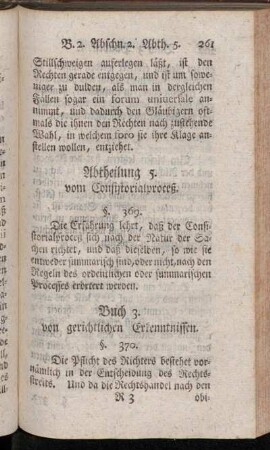 Buch 3. von gerichtlichen Erkenntnissen.