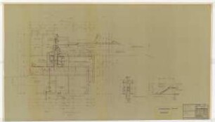 Wohnhaus Vogel, Neustadt: Sanitärinstallation: Grundriss Untergeschoss 1:50
