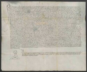 Testament des Speyrer Domdekans Johann von Stettenberg.